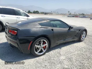 2014 Chevrolet Corvette 1LT with VIN 1G1YB2D74E5115073, listed as a Copart auction lot 58377745 with Not provided miles and Clean title. Bid and sale history available at DreamBid. Image 3.