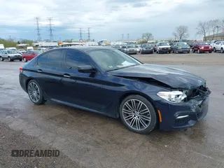 2018 BMW 5 Series 540i xDrive with VIN WBAJE7C58JWD49881, listed as a IAAI auction lot 42091065 with 73,542 mi miles and . Bid and sale history available at DreamBid. Image 1.