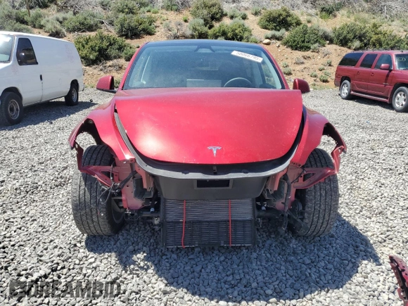 2024 Tesla Model Y Long Range с VIN 7SAYGDEE2RF988958, выставлен на аукционе Copart как лот 58066795 с пробегом 26 356 миль миль и Списание • Salvage title. История ставок и продаж доступна на DreamBid. Изображение 5.