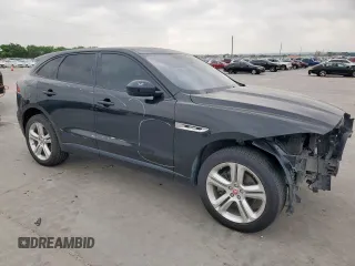 2017 Jaguar F-Pace 35t R-Sport with VIN SADCL2BV5HA046944, listed as a Copart auction lot 54248855 with 72,393 mi miles and Salvage title. Bid and sale history available at DreamBid. Image 4.
