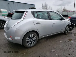 2017 Nissan LEAF SL with VIN 1N4BZ0CP0HC304470, listed as a Copart auction lot 46133353 with 51,759 mi miles. Bid and sale history available at carsss.com. Image 3.
