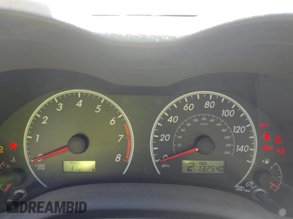 2010 Toyota Corolla z VIN 1NXBU4EE9AZ382057, wystawiony jako IAAI lot #41600793 z przebiegiem 132 540 mil mil oraz . Historia ofert i sprzedaży dostępna na DreamBid. Obrazek 7.