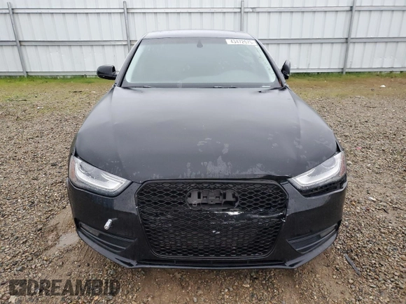 2013 Audi A4 Premium with VIN WAUAFAFL4DN048505, listed as a Copart auction lot 43472675 with 150,974 mi miles and Salvage Title. Bid and sale history available at carsss.com. Image 5.
