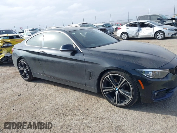 2020 BMW 4 Series 430i with VIN WBA4W3C00LAG91526, listed as a IAAI auction lot 41283679 with 46,597 mi miles. Bid and sale history available at carsss.com. Image 13.