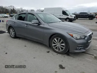 2014 Infiniti Q50 Sport with VIN JN1BV7AP6EM675045, listed as a Copart auction lot 47797435 with 155,303 mi miles and Clean Title. Bid and sale history available at DreamBid. Image 4.