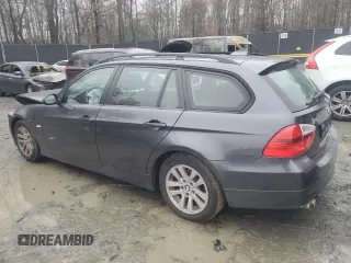 2007 BMW 3 Series 328xi with VIN WBAVT73517FZ36937, listed as a Copart auction lot 84458504 with 109,143 mi miles and Salvage title. Bid and sale history available at DreamBid. Image 2.