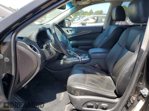 2015 Infiniti QX60 with VIN 5N1AL0MM5FC524840, listed as a Copart auction lot 55408175 with 89,574 mi miles and Salvage title. Bid and sale history available at DreamBid. Image 7.