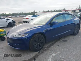 2025 Tesla Model 3 Long Range with VIN 5YJ3E1EA2SF919461, listed as a IAAI auction lot 41672494 with 777 mi miles and . Bid and sale history available at DreamBid. Image 17.