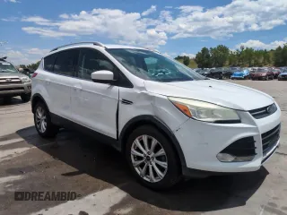 2013 Ford Escape SE with VIN 1FMCU9GX9DUD12210, listed as a Copart auction lot 62496095 with 77,516 mi miles and Salvage title. Bid and sale history available at DreamBid. Image 14.