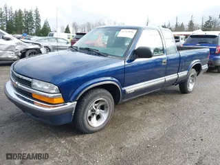 1999 Chevrolet S-10 LS with VIN 1GCCS19X9XK206722, listed as a IAAI auction lot 41763098 with 127,684 mi miles. Bid and sale history available at carsss.com. Image 2.