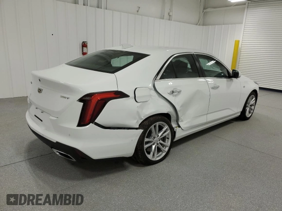 2024 Cadillac CT4 Luxury z VIN 1G6DA5RK3R0129124, wystawiony jako Copart lot #81768174 z przebiegiem 13 452 mil mil oraz Czysty tytuł • Clean title. Historia ofert i sprzedaży dostępna na DreamBid. Obrazek 3.