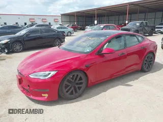 2022 Tesla Model S with VIN 5YJSA1E58NF463643, listed as a IAAI auction lot 41861483 with Not Provided miles and . Bid and sale history available at DreamBid. Image 16.
