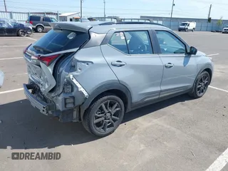 2021 Nissan Kicks SR with VIN 3N1CP5DV5ML531704, listed as a IAAI auction lot 42023077 with 55,452 mi miles and . Bid and sale history available at DreamBid. Image 4.