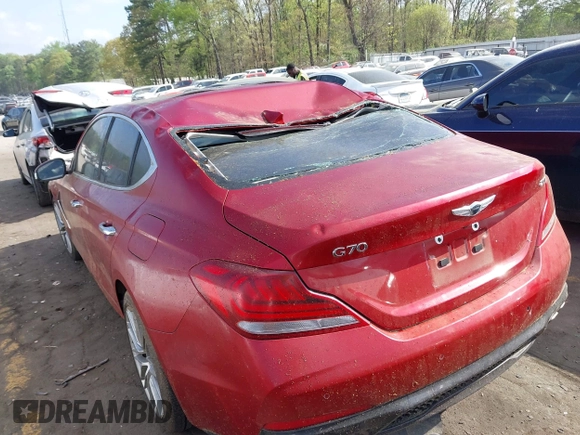 2020 Genesis G70 2.0T z VIN KMTG34LAXLU062859, wystawiony jako IAAI lot #41949979 z przebiegiem 16 628 mil mil oraz . Historia ofert i sprzedaży dostępna na DreamBid. Obrazek 3.