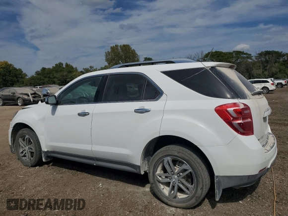 2016 Chevrolet Equinox LTZ with VIN 2GNFLGEK0G6293444, listed as a Copart auction lot 71811204 with 44,959 mi miles and Salvage Title. Bid and sale history available at carsss.com. Image 2.