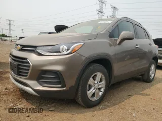 2020 Chevrolet Trax LT with VIN KL7CJPSB6LB344956, listed as a Copart auction lot 55746885 with 44,450 mi miles and Salvage title. Bid and sale history available at DreamBid. Image 1.