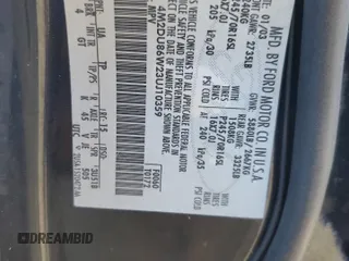 2003 Mercury Mountaineer Convenience z VIN 4M2DU86W23UJ10359, wystawiony jako Copart lot #76490044 z przebiegiem 165 258 mil mil oraz Szkoda całkowita • Salvage title. Historia ofert i sprzedaży dostępna na DreamBid. Obrazek 14.