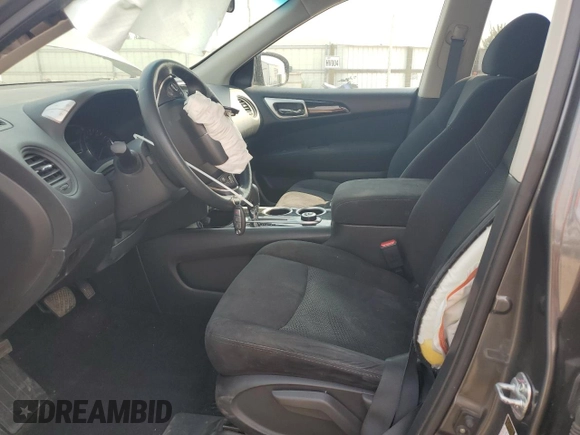 2016 Nissan Pathfinder S with VIN 5N1AR2MM4GC608904, listed as a Copart auction lot 71066324 with 90,727 mi miles and Salvage Title. Bid and sale history available at carsss.com. Image 7.