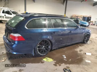 2008 BMW 5 Series 535xiT with VIN WBAPT73538CX01063, listed as a Copart auction lot 56895265 with 166,164 mi miles and Salvage title. Bid and sale history available at DreamBid. Image 3.