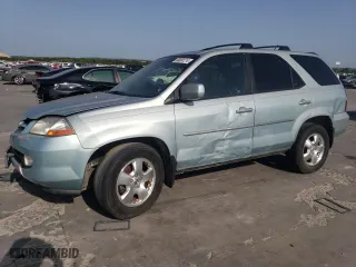 2003 Acura MDX with VIN 2HNYD18233H543923, listed as a Copart auction lot 66091214 with 0 mi miles and Clean Title. Bid and sale history available at carsss.com. Image 1.