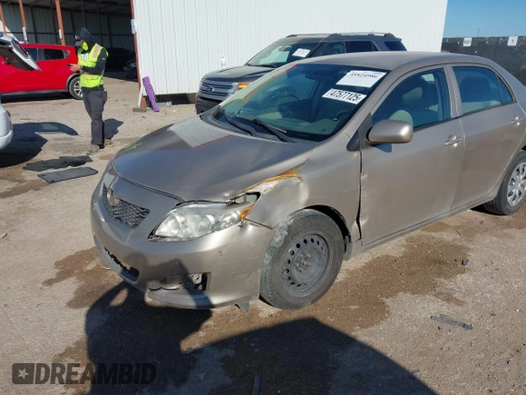 2009 Toyota Corolla with VIN 2T1BU40E59C163293, listed as a IAAI auction lot 41824986 with 123,954 mi miles. Bid and sale history available at carsss.com. Image 6.