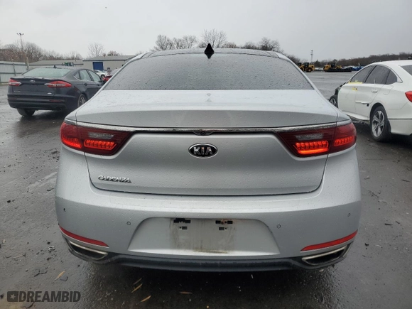 2017 Kia Cadenza Technology with VIN KNALC4J12H5081078, listed as a Copart auction lot 81816954 with 102,471 mi miles and Salvage Title. Bid and sale history available at carsss.com. Image 6.