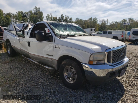 2001 Ford F-350 XL with VIN 1FTSW30F11EC16487, listed as a Copart auction lot 74970834 with 169,268 mi miles and Salvage Title. Bid and sale history available at DreamBid. Image 4.