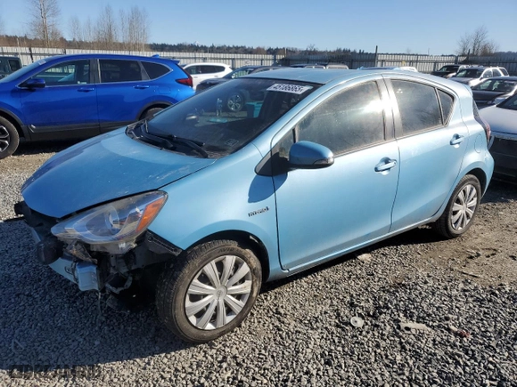 2015 Toyota Prius c One with VIN JTDKDTB39F1103247, listed as a Copart auction lot 45186865 with 134,964 mi miles and Salvage Title. Bid and sale history available at carsss.com. Image 1.