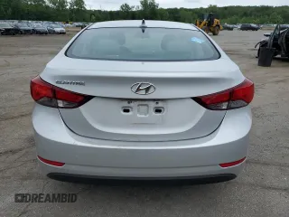 2015 Hyundai Elantra SE with VIN 5NPDH4AEXFH566691, listed as a Copart auction lot 61239075 with 165,317 mi miles and Salvage title. Bid and sale history available at DreamBid. Image 6.