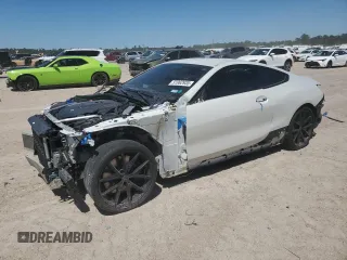 2022 BMW 8 Series 840i z VIN WBAAE4C0XNCJ54498, wystawiony jako Copart lot #51962935 z przebiegiem 41 449 mil mil oraz Szkoda całkowita • Salvage title. Historia ofert i sprzedaży dostępna na DreamBid. Obrazek 1.