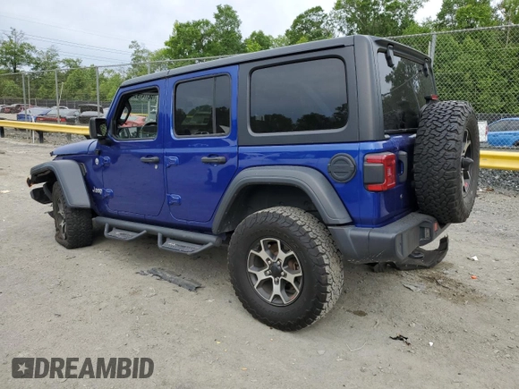 2019 Jeep Wrangler Unlimited Sport S with VIN 1C4HJXDG3KW556884, listed as a Copart auction lot 58174795 with Not provided miles and Salvage title. Bid and sale history available at DreamBid. Image 2.