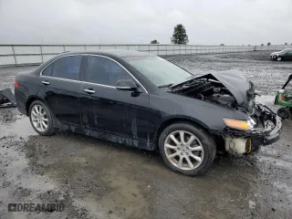 2007 Acura TSX with VIN JH4CL96877C007671, listed as a Copart auction lot 52126265 with 187,113 mi miles and Salvage Title. Bid and sale history available at carsss.com. Image 4.