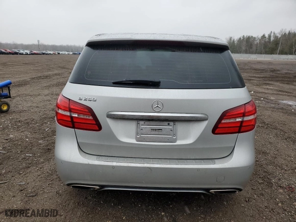 2016 Mercedes-Benz B-Class B 250 Sports Tourer with VIN WDDMH4EB6GJ368527, listed as a Copart auction lot 80942154 with 0 mi miles and Salvage Title. Bid and sale history available at carsss.com. Image 6.