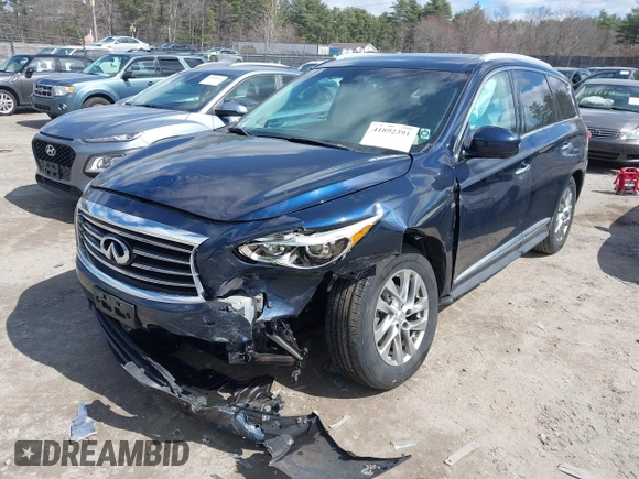 2015 Infiniti QX60 with VIN 5N1AL0MM6FC545034, listed as a IAAI auction lot 41892391 with 80,243 mi miles and . Bid and sale history available at DreamBid. Image 2.