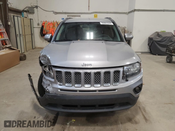 2016 Jeep Compass High Altitude with VIN 1C4NJDAB6GD753142, listed as a Copart auction lot 76963344 with 122,367 mi miles and Salvage Title. Bid and sale history available at carsss.com. Image 5.