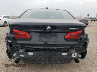 2018 BMW 5 Series 530e xDrive with VIN WBAJB1C54JG624157, listed as a Copart auction lot 51485545 with 111,659 mi miles and Salvage Title. Bid and sale history available at carsss.com. Image 6.