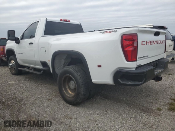 2022 Chevrolet Silverado 3500HD Work Truck with VIN 1GC3YSEY4NF123899, listed as a Copart auction lot 76043744 with 0 mi miles and Salvage Title. Bid and sale history available at carsss.com. Image 2.