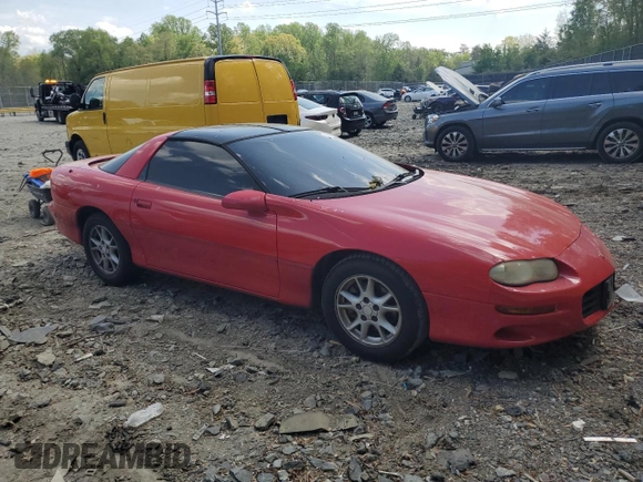 2002 Chevrolet Camaro z VIN 2G1FP22K022159501, wystawiony jako Copart lot #53638655 z przebiegiem 188 233 mil mil oraz Szkoda całkowita • Salvage title. Historia ofert i sprzedaży dostępna na DreamBid. Obrazek 4.