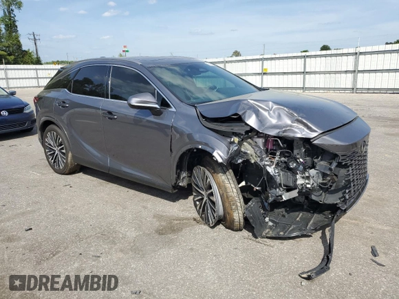2023 Lexus RX 350 with VIN 2T2BAMCA3PC016786, listed as a Copart auction lot 53515625 with 21,721 mi miles and Salvage Title. Bid and sale history available at DreamBid. Image 4.