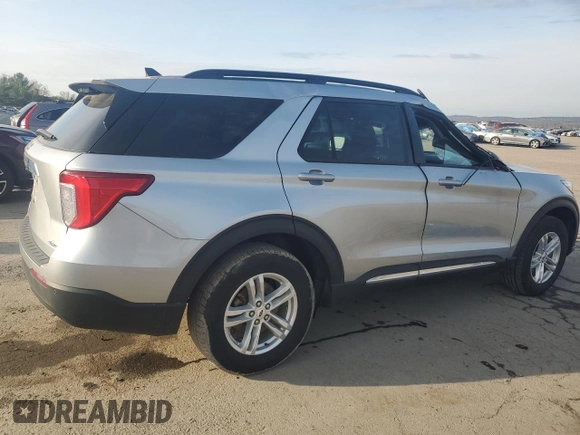 2023 Ford Explorer XLT with VIN 1FMSK8DH0PGB85195, listed as a Copart auction lot 52736605 with 21,867 mi miles and Salvage Title. Bid and sale history available at carsss.com. Image 3.