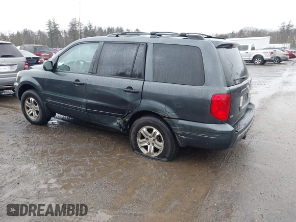 2003 Honda Pilot EX with VIN 2HKYF184X3H561179, listed as a IAAI auction lot 41709312 with 302,368 mi miles. Bid and sale history available at carsss.com. Image 3.