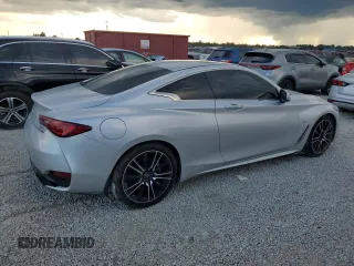 2018 Infiniti Q60 Sport with VIN JN1EV7EK8JM343131, listed as a Copart auction lot 74002454 with Not Provided miles and Salvage Title. Bid and sale history available at DreamBid. Image 3.