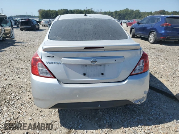 2015 Nissan Versa S Plus with VIN 3N1CN7AP8FL841128, listed as a Copart auction lot 73739444 with Not Provided miles and Salvage Title. Bid and sale history available at carsss.com. Image 6.