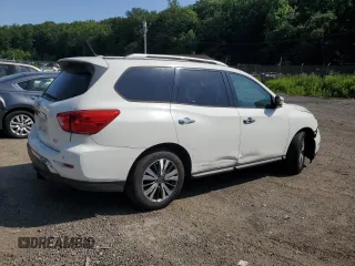 2017 Nissan Pathfinder SV with VIN 5N1DR2MN2HC635879, listed as a Copart auction lot 62212195 with 166,930 mi miles and Clean title. Bid and sale history available at DreamBid. Image 3.