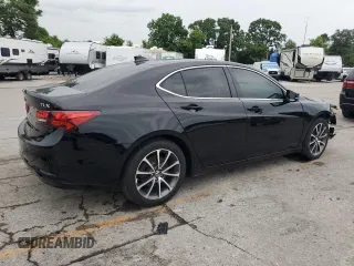2016 Acura TLX V6 with VIN 19UUB2F33GA008415, listed as a Copart auction lot 59565375 with 111,329 mi miles and Salvage title. Bid and sale history available at DreamBid. Image 3.