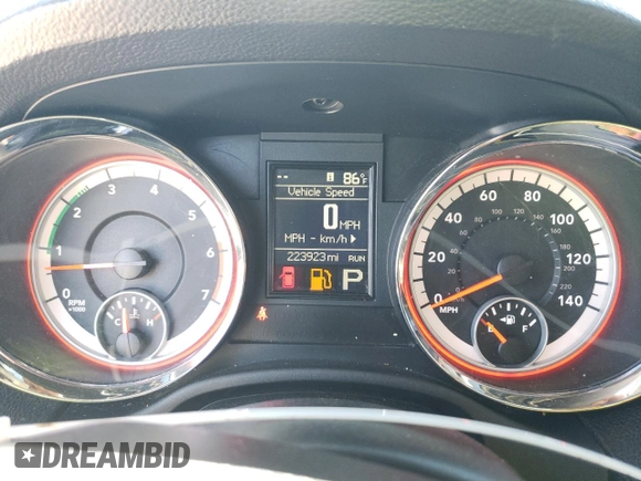 2012 Dodge Durango Citadel with VIN 1C4SDJET4CC322925, listed as a Copart auction lot 57770125 with 223,923 mi miles and Salvage title. Bid and sale history available at DreamBid. Image 9.