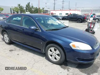 2009 Chevrolet Impala LT with VIN 2G1WT57K191307306, listed as a IAAI auction lot 42175381 with 120,874 mi miles and . Bid and sale history available at DreamBid. Image 1.