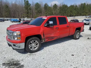 2014 Chevrolet Silverado 1500 LT with VIN 3GCUKREC8EG226597, listed as a Copart auction lot 48974705 with 102,278 mi miles and Salvage Title. Bid and sale history available at carsss.com. Image 1.