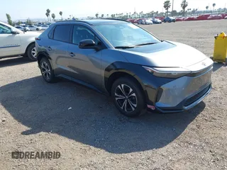 2024 Toyota bZ4X XLE with VIN JTMAAAAA0RA034607, listed as a IAAI auction lot 42359955 with 16,216 mi miles and . Bid and sale history available at DreamBid. Image 1.