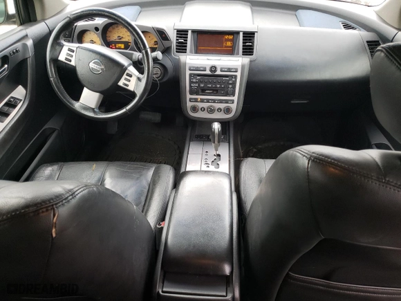 2004 Nissan Murano SL with VIN JN8AZ08W14W329400, listed as a Copart auction lot 44596985 with 118,343 mi miles and Clean Title. Bid and sale history available at carsss.com. Image 8.